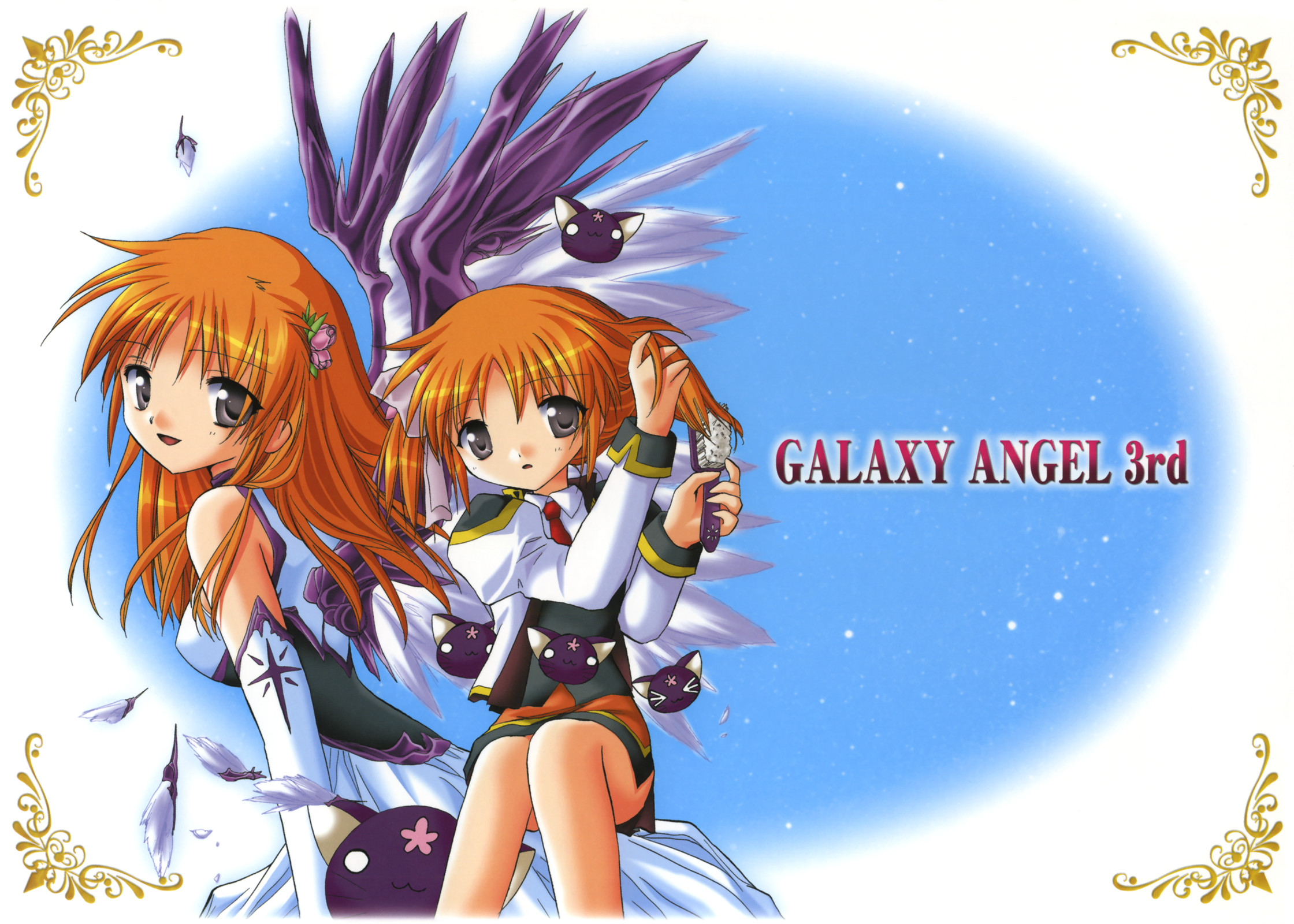 Image Galaxy Angel Girls Anime 2240x1600