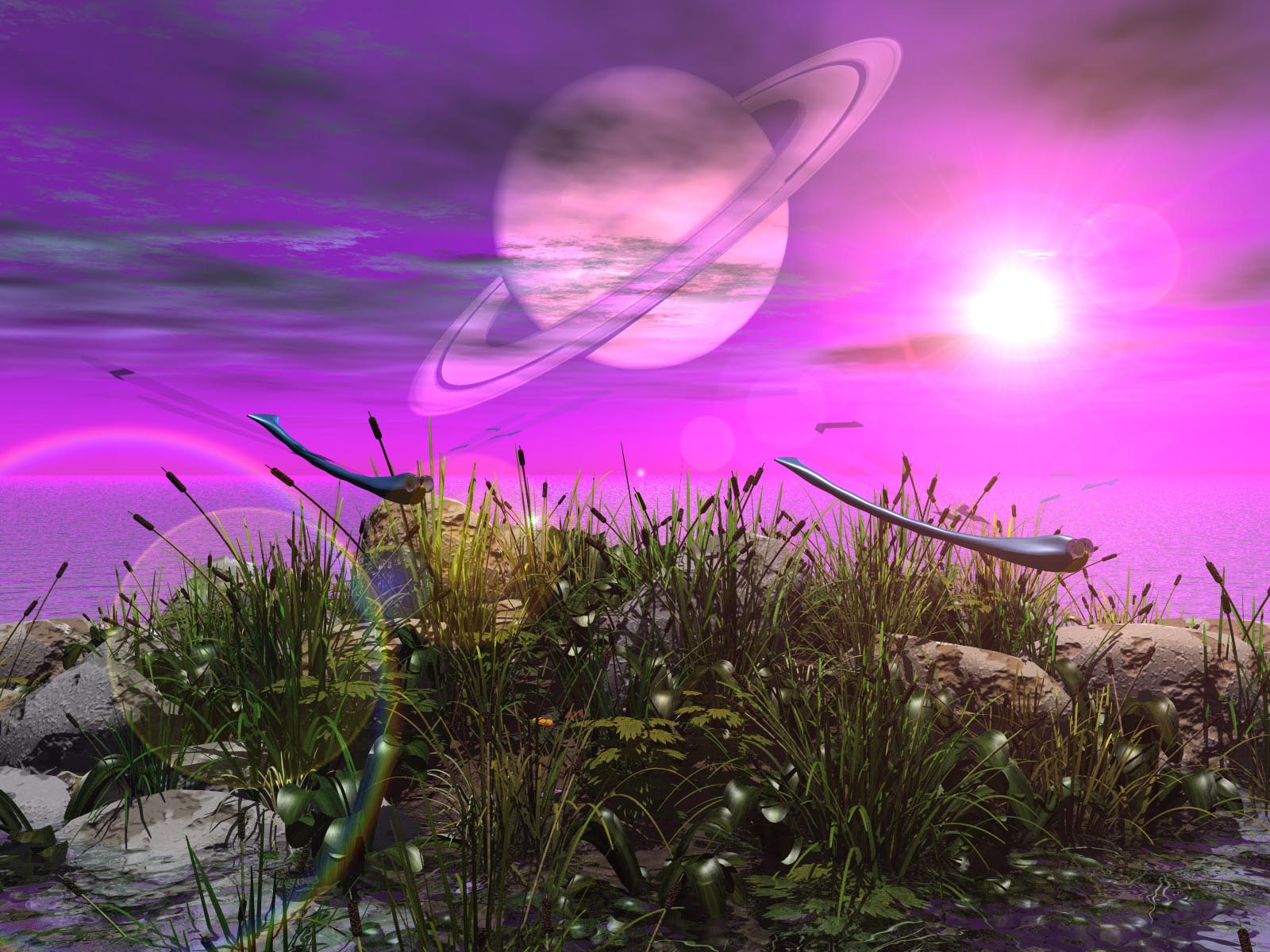 Включи на другой планете. Фантастические пейзажи. Космический пейзаж. Фиолетовая Планета. Фантастический пейзаж в фиолетовых тонах.