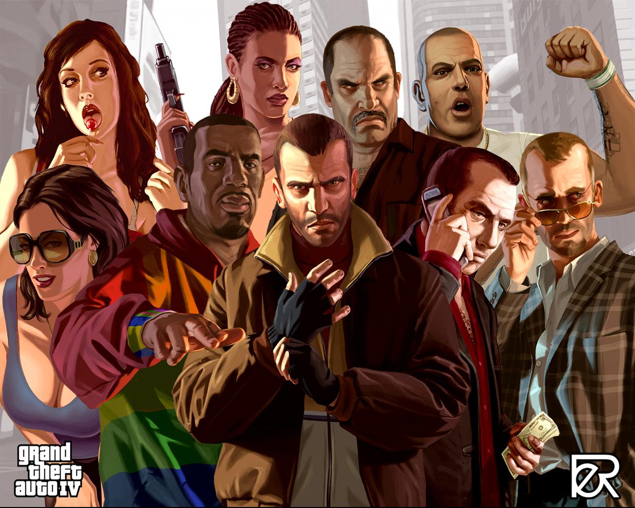 Fondos de Pantalla Grand Theft Auto GTA 4 Juegos descargar imagenes