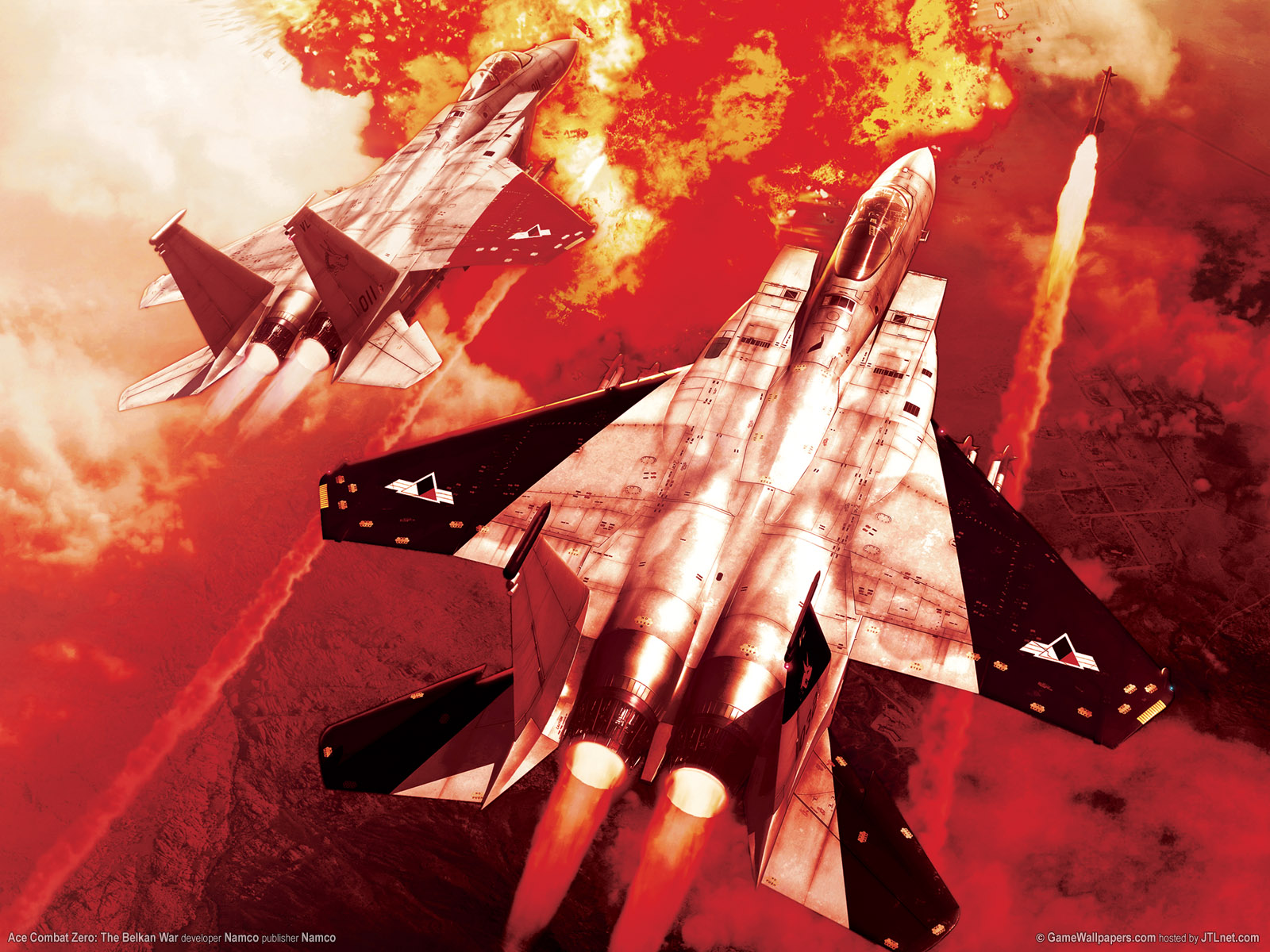 F Raptor in Ace Combat HD wallpaper