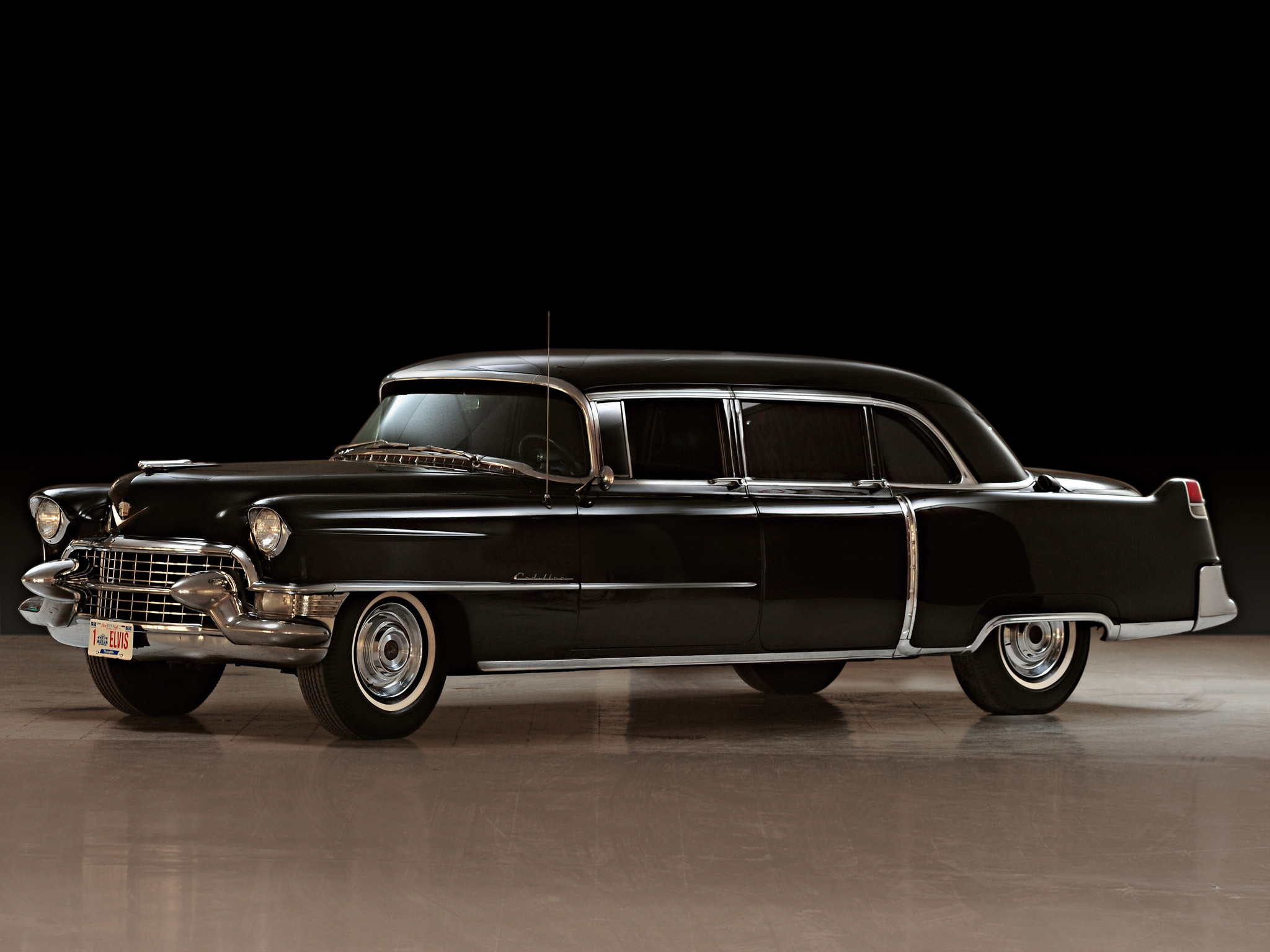 壁紙 キャデラック Fleetwood Seventy Five Limousine 1955 自動車 ダウンロード 写真