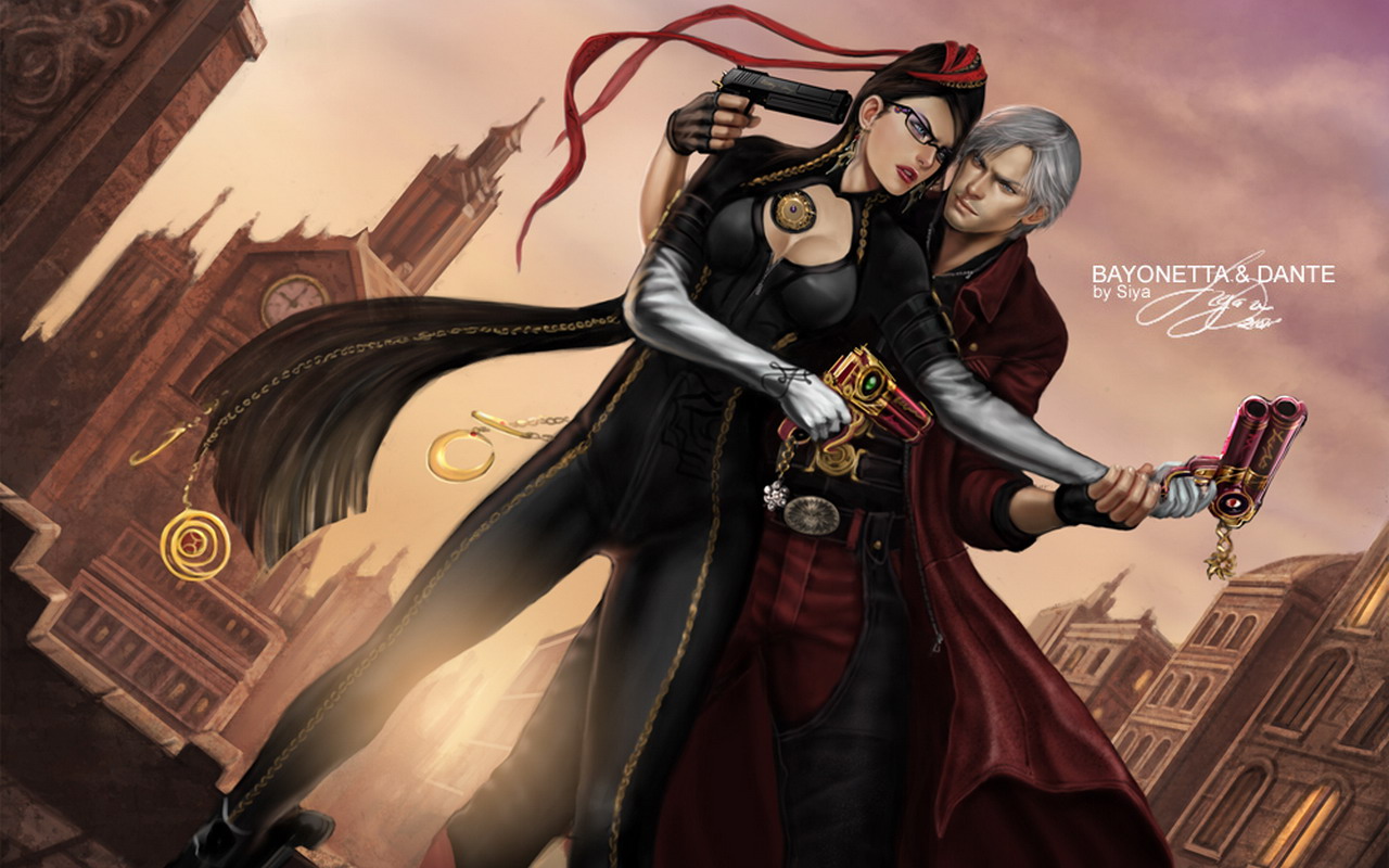 Pictures Dante Bayonetta Devil May Cry Games