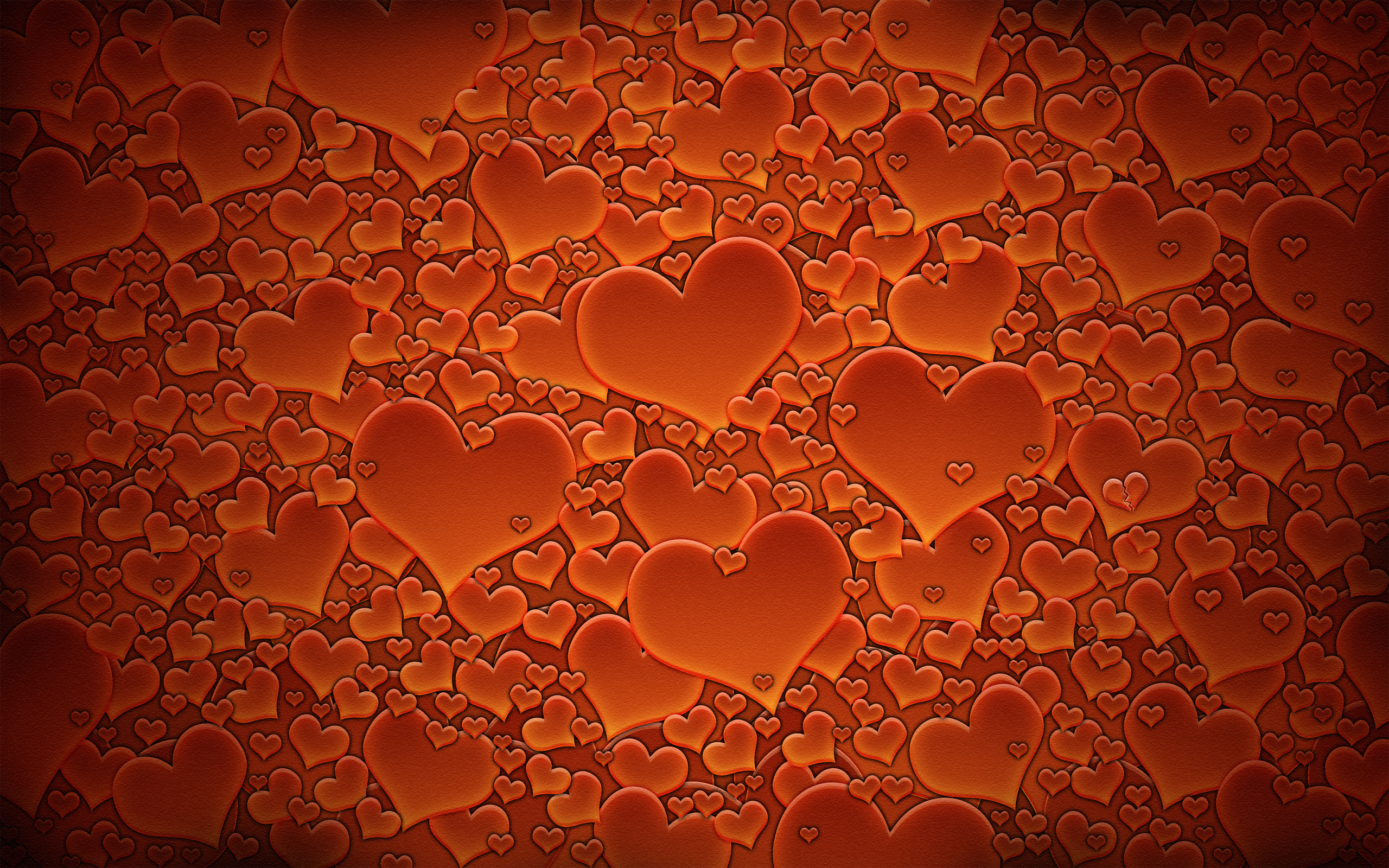 Wallpaper Valentine's Day Heart 2560x1600