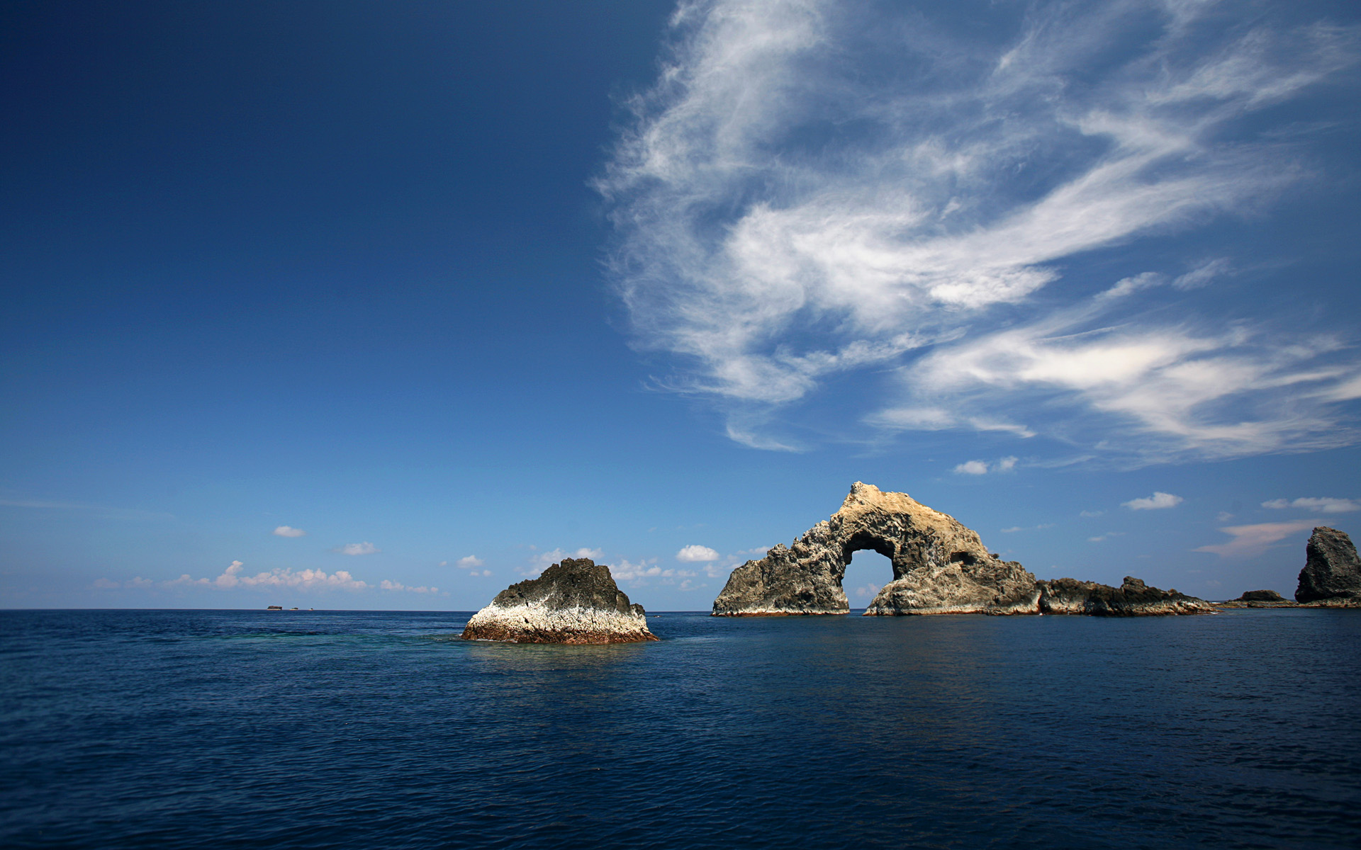 壁紙 19x10 海地平線 自然 ダウンロード 写真