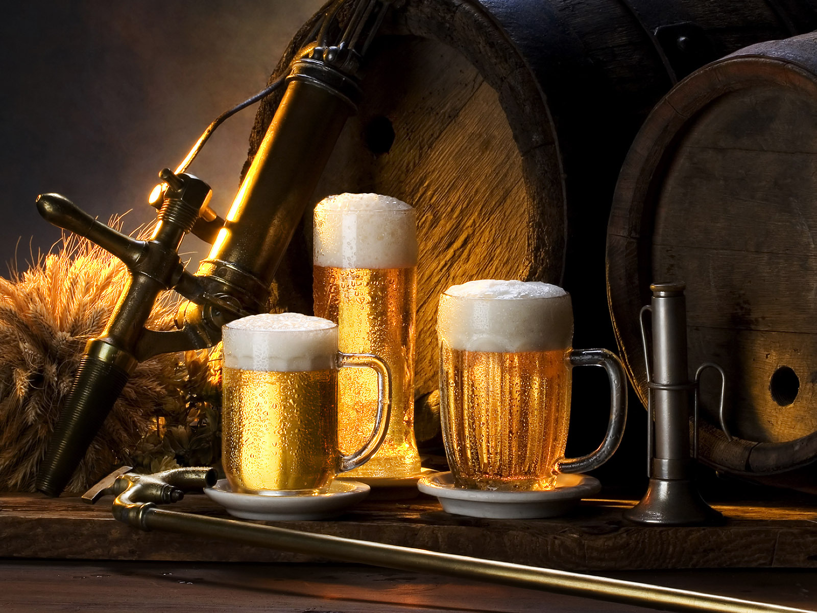 Wallpaper Beer Barrel Food Drinks 1600x1200