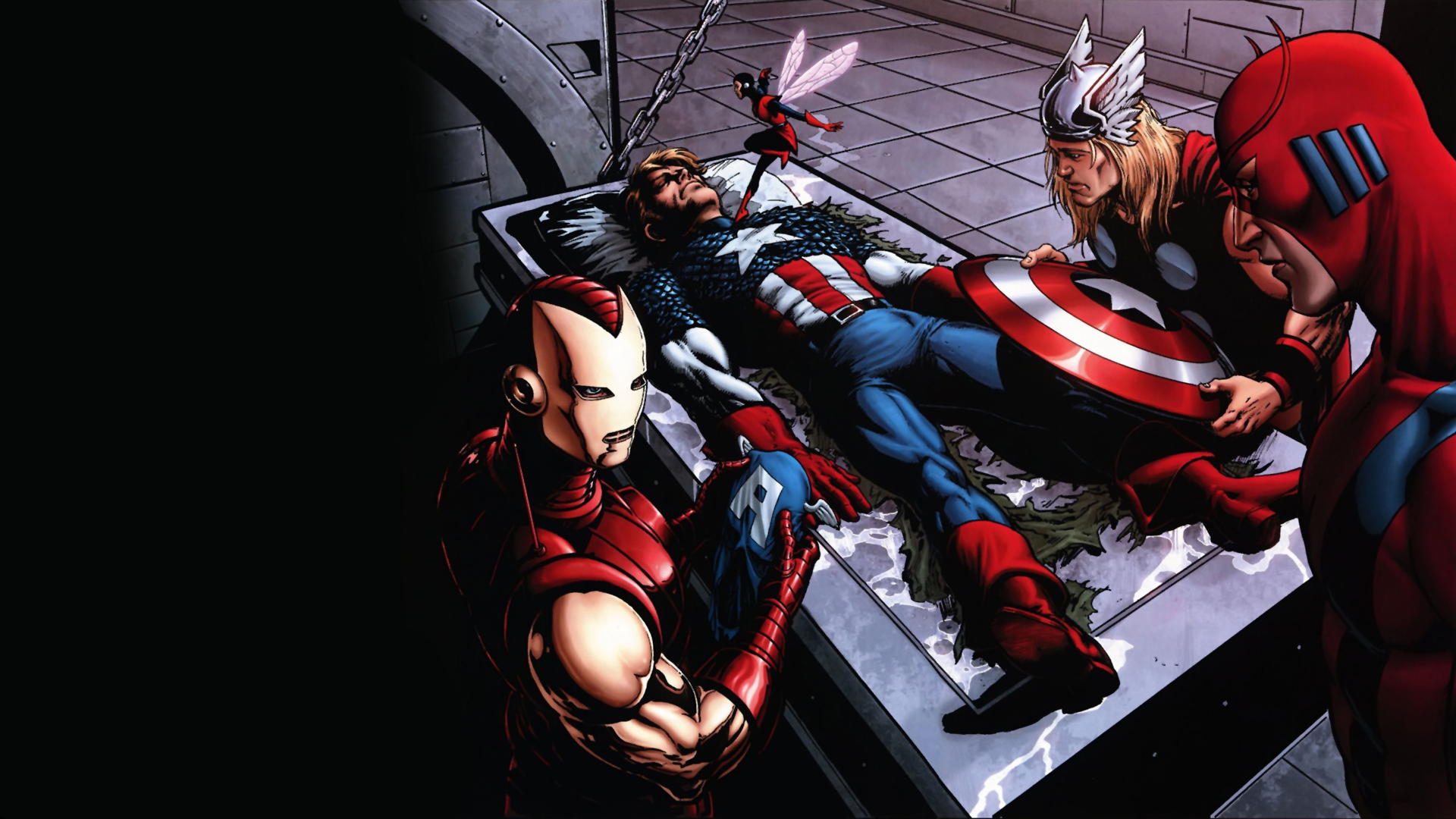 壁紙 19x1080 コミックヒーロー キャプテン アメリカ アイアンマン ファンタジー ダウンロード 写真