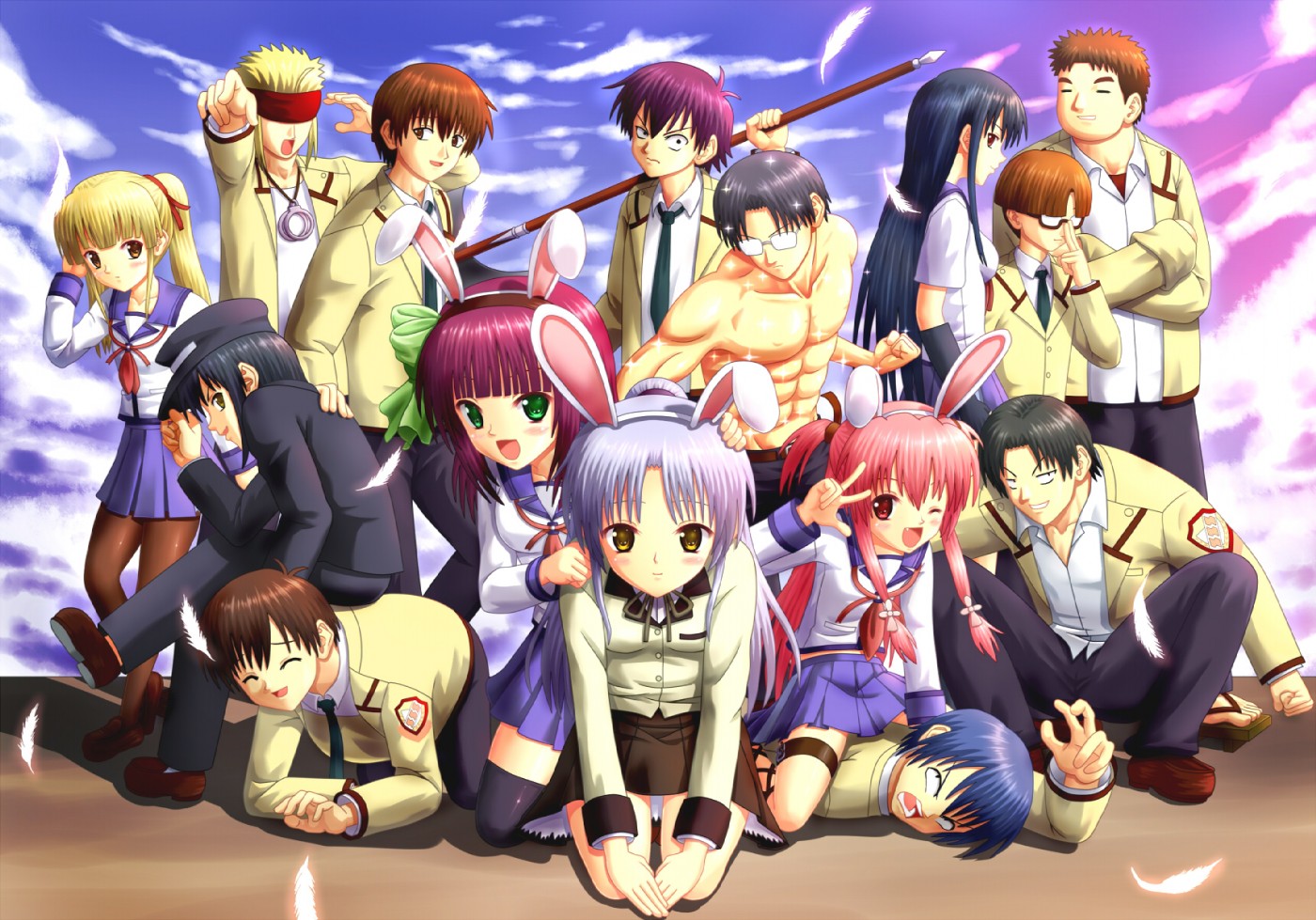 Angel Beats Png  Anime Angel Beats Png Transparent PNG  976x818  Free  Download on NicePNG