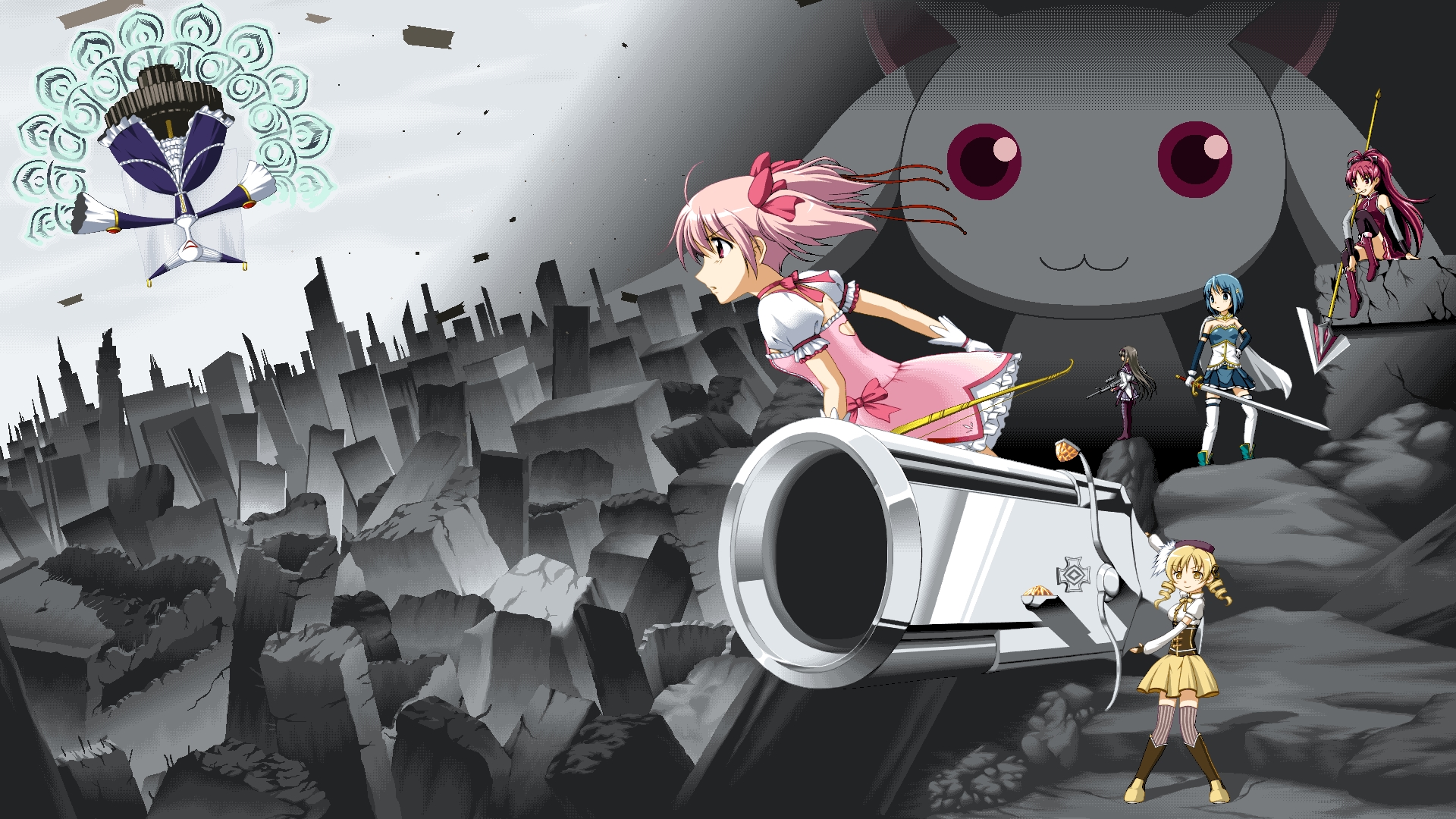 Desktop Wallpapers Mahou Shoujo Madoka Magica Anime 1920x1080