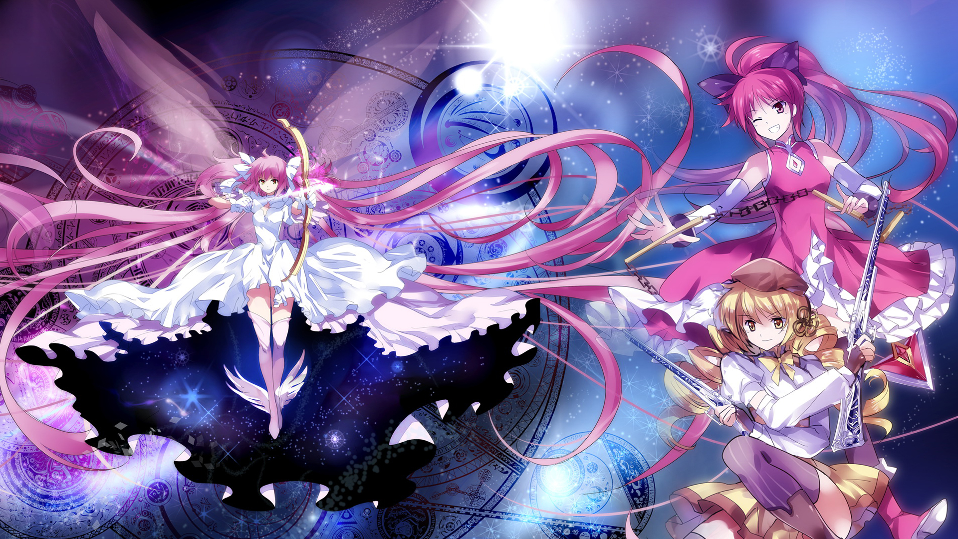 Desktop Wallpapers Mahou Shoujo Madoka Magica Anime 1920x1080