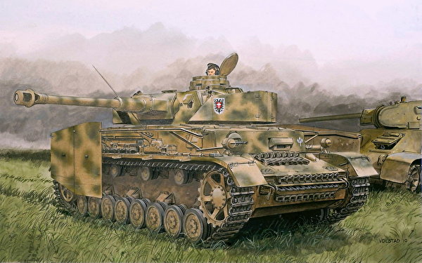 Photo Tanks PzKpfw IV Ausf G Painting Art Army 600x375