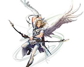Pictures Angel Archers Bow weapon Games