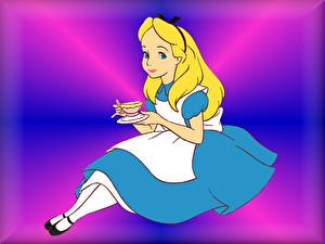 Papel de Parede Desktop Disney Alice no País das Maravilhas - Cartoons