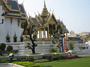 Bureaubladachtergronden Pagode Thailand Steden