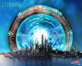 桌面壁纸，，星際之門，Stargate Atlantis，電影
