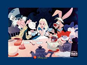 Papel de Parede Desktop Disney Alice no País das Maravilhas - Cartoons Cartoons