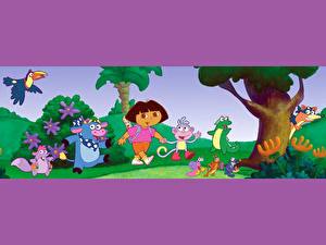 Sfondi desktop Dora l'esploratrice cartone animato