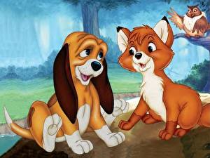 Bakgrunnsbilder Disney Todd og Copper: To gode venner Tegnefilm