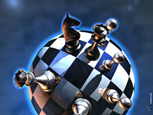 Wallpapers Chess 3D Graphics