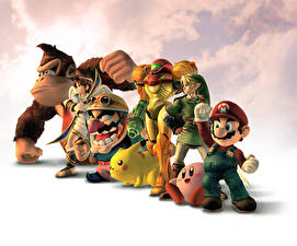 Bureaubladachtergronden Mario videogames