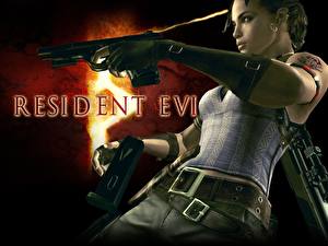 Bakgrundsbilder på skrivbordet Resident Evil Resident Evil 5 Datorspel