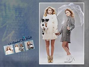 Bakgrundsbilder på skrivbordet Mary-Kate och Ashley Olsen