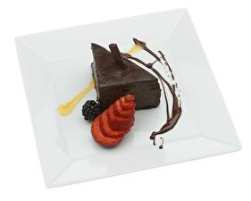 Wallpapers Torte White background Food