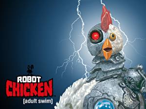 Papel de Parede Desktop Robot Chicken Cartoons
