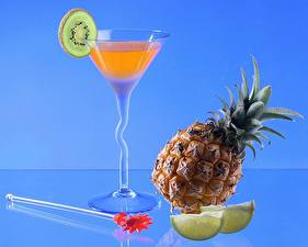 Bakgrunnsbilder Frukt Drikke Ananas Cocktail Mat