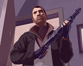 Tapety na pulpit Grand Theft Auto GTA 4 gra wideo komputerowa