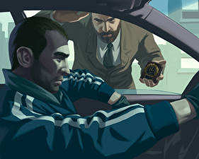 Bakgrundsbilder på skrivbordet Grand Theft Auto GTA 4 dataspel