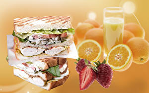 Hintergrundbilder Butterbrot Sandwich