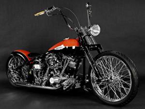 Bakgrundsbilder på skrivbordet Custom Harley-Davidson motorcykel