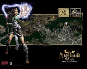 Bakgrundsbilder på skrivbordet Diablo Diablo II
