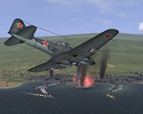 Bureaubladachtergronden IL-2: Sturmovik IL-2: Sturmovik 1 computerspel