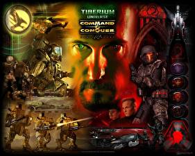 Bakgrundsbilder på skrivbordet Command &amp; Conquer Command &amp; Conquer Tiberian Sun spel