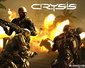 Bakgrundsbilder på skrivbordet Crysis Crysis 1 spel
