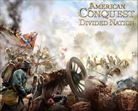 Bakgrundsbilder på skrivbordet American Conquest American Conquest: Divided Nation
