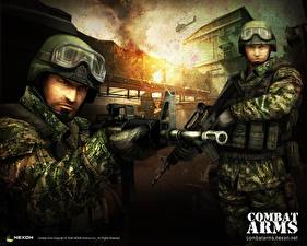Bureaubladachtergronden Combat Arms computerspel