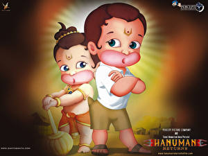 Bakgrundsbilder på skrivbordet Return of Hanuman tecknad