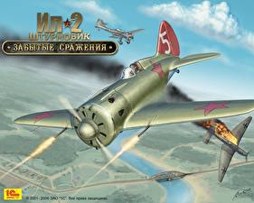 桌面壁纸，，IL-2: Sturmovik，IL-2 Sturmovik: Forgotten Battles，