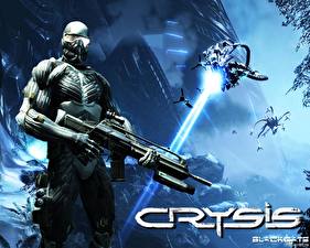Bakgrundsbilder på skrivbordet Crysis Crysis 1 dataspel