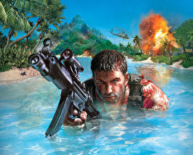 Bakgrundsbilder på skrivbordet Far Cry spel