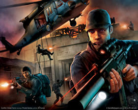 Desktop hintergrundbilder Conflict Conflict: Global Terror Spiele