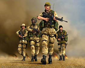 Papel de Parede Desktop Conflict Conflict: Desert Storm 2 Jogos