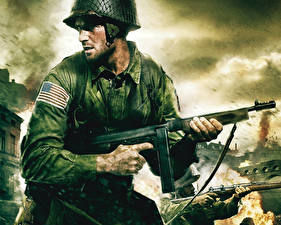 Bakgrundsbilder på skrivbordet Medal of Honor spel