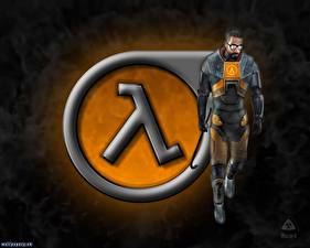 Bakgrundsbilder på skrivbordet Half-Life dataspel