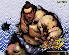 Bakgrundsbilder på skrivbordet Street Fighter dataspel