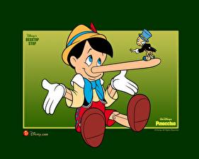 Bakgrundsbilder på skrivbordet Disney Pinocchio