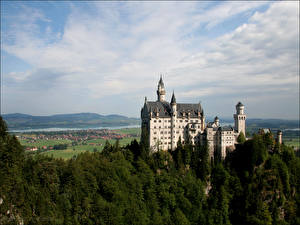 Pictures Castles Germany Neuschwanstein Cities