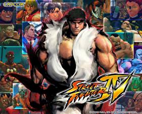 Bakgrundsbilder på skrivbordet Street Fighter spel